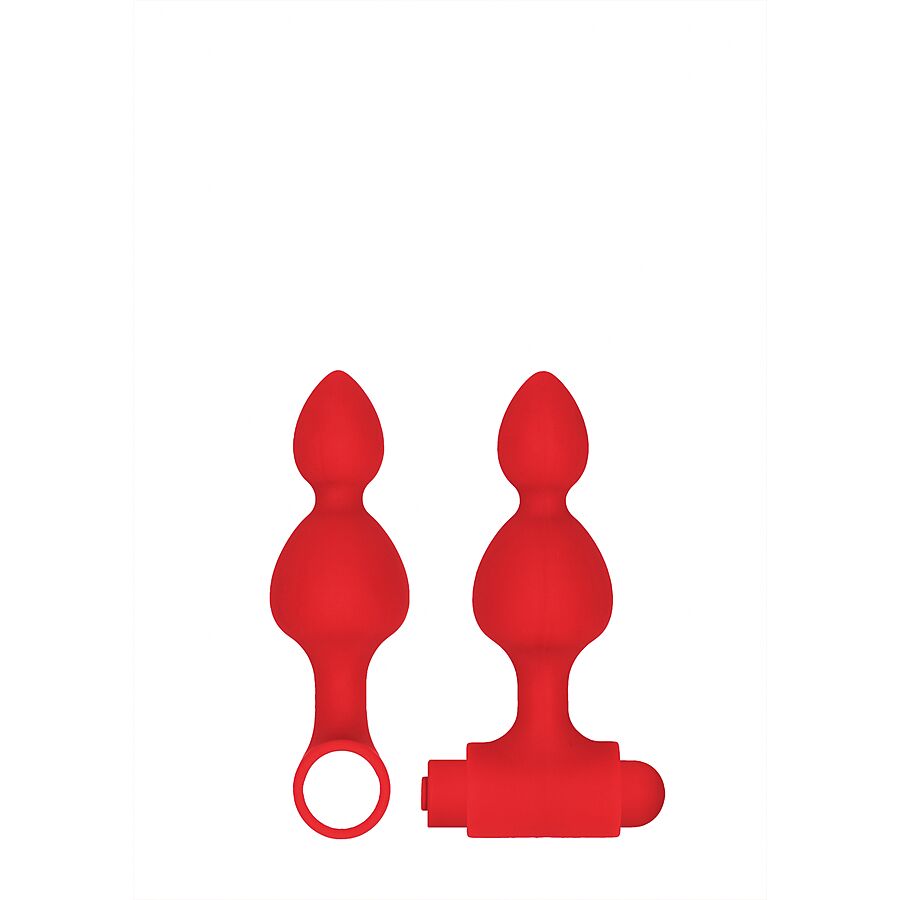 Ouch - Silicone USB-Rechargeable Anal Set