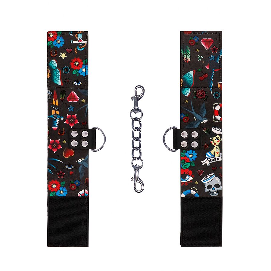 Ouch - Old School Tattoo Hand Cuffs