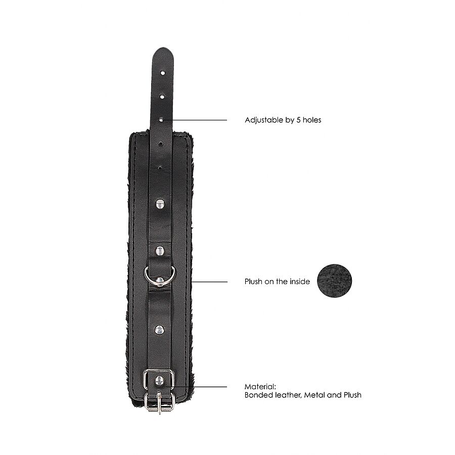 Ouch B&W - Pehmustetut rannekahleet 