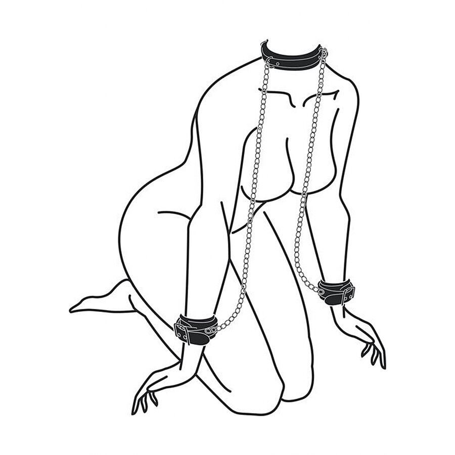 Ouch B&W - Kaulapanta ja rannekahleet