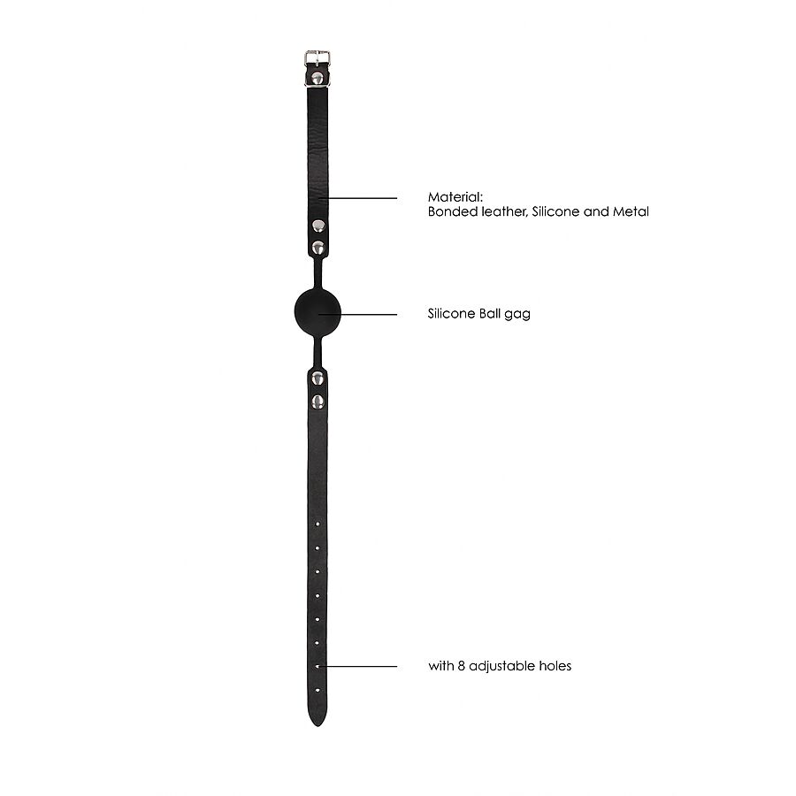 Ouch B&W - Silikoninen suupallo