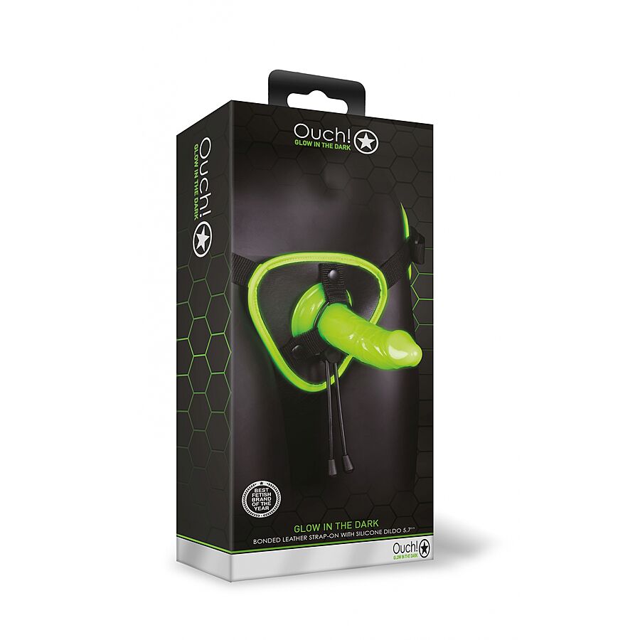 Ouch - Pimess hohtava strap-on dildo