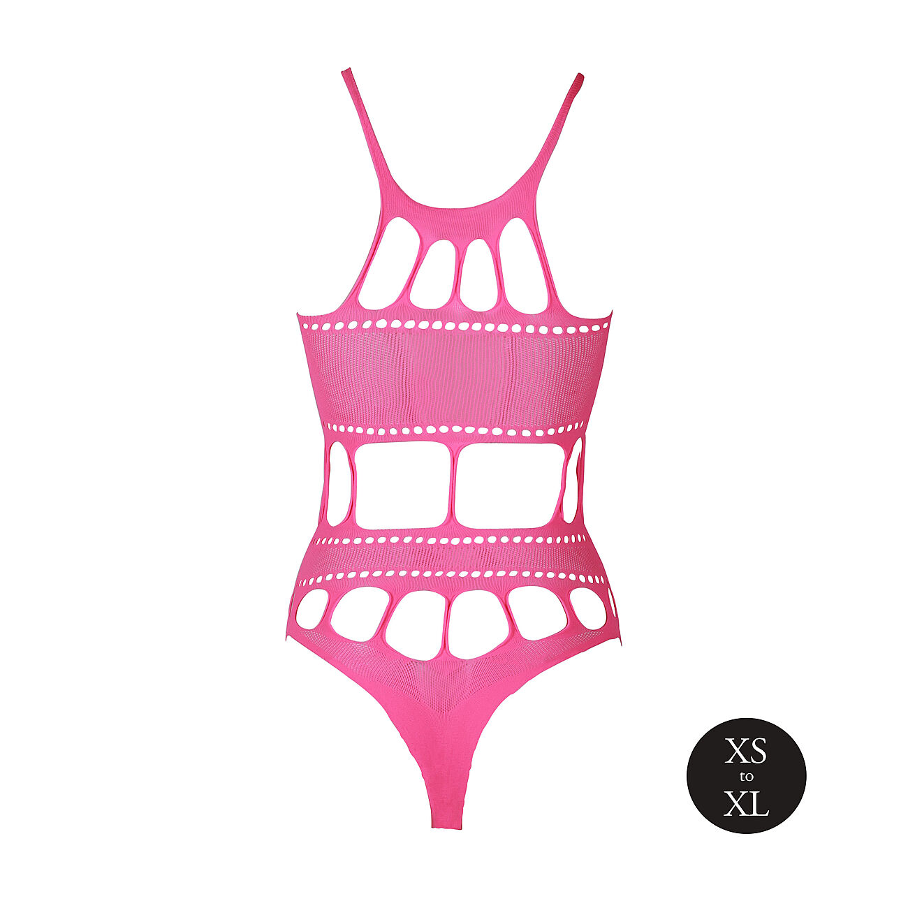 Ouch - UV-valossa hohtava body, pinkki