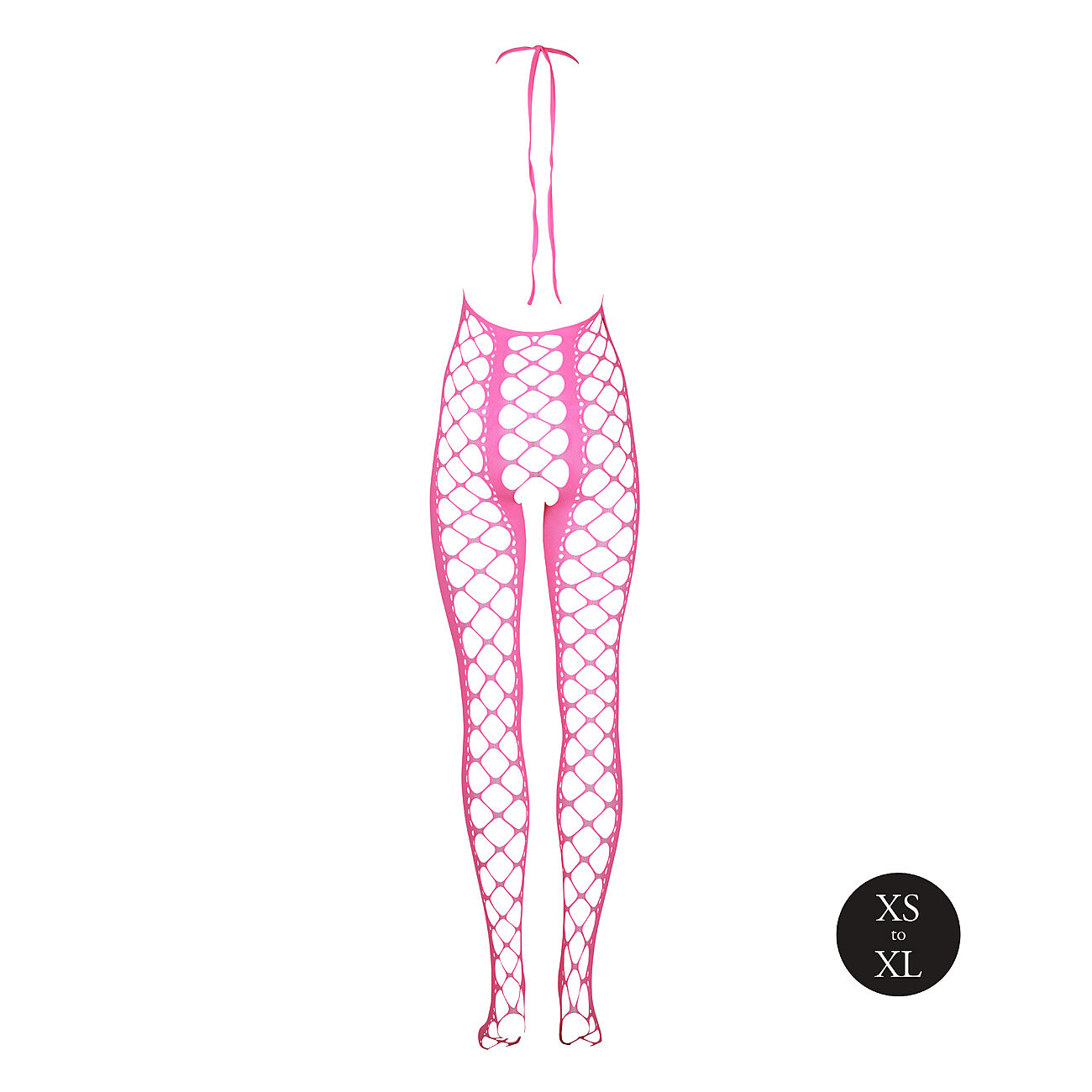 Ouch - UV-valossa hohtava catsuit, pinkki
