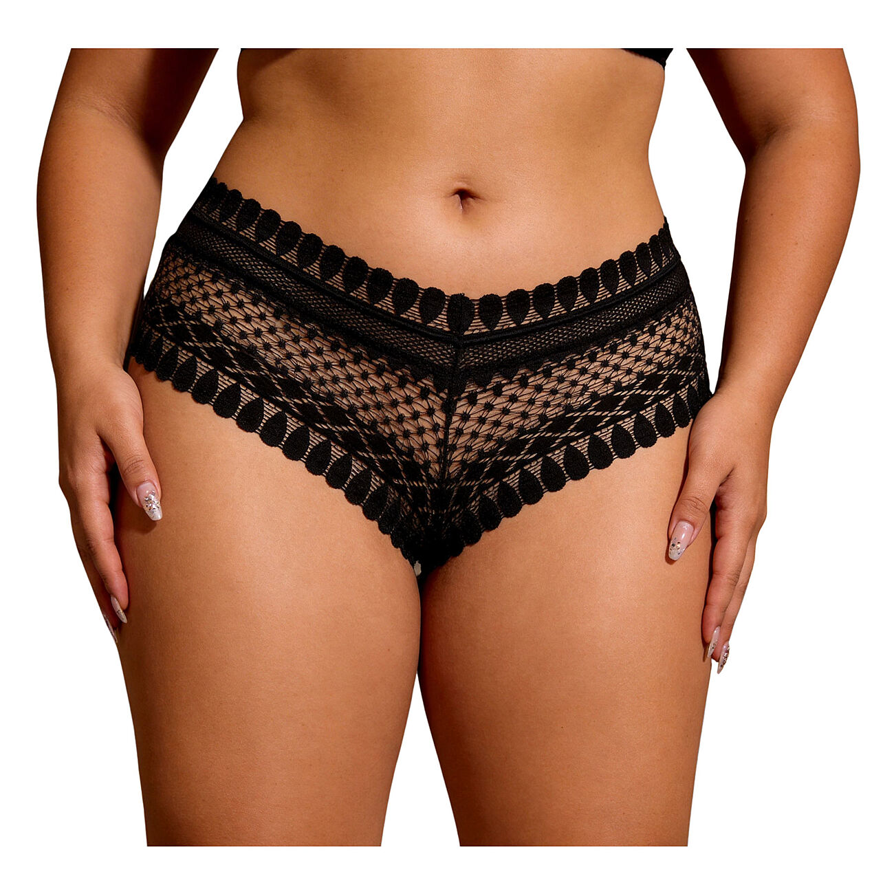 OhYeah - Sulkapitsialushousut, Plus Size