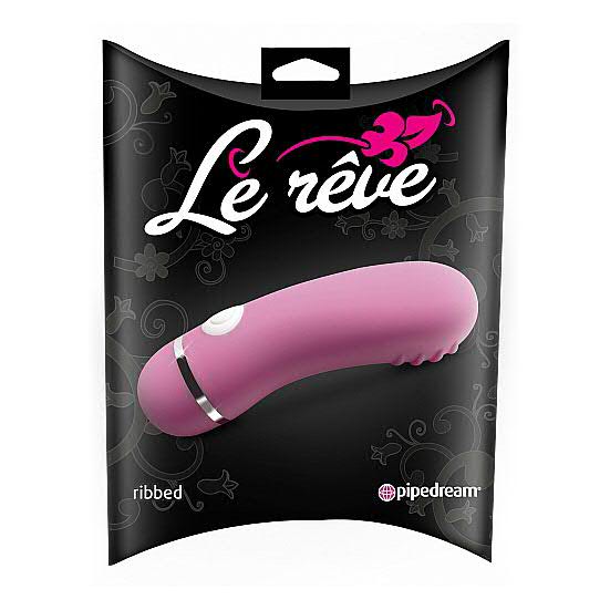 Le Reve - Ribbed Vibraattori, Vaaleanpunainen