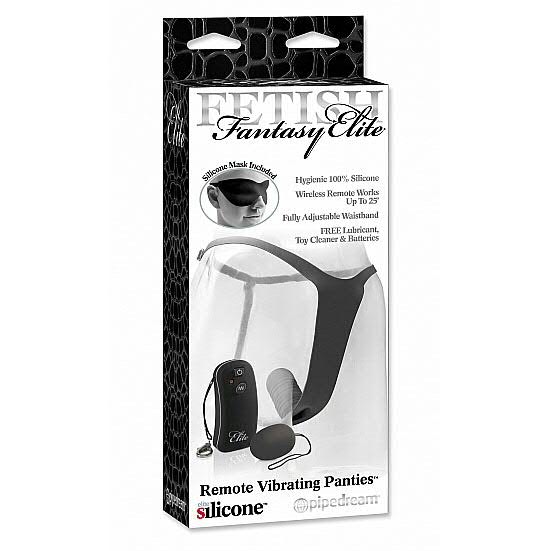 Remote Vibrating Panties, Black