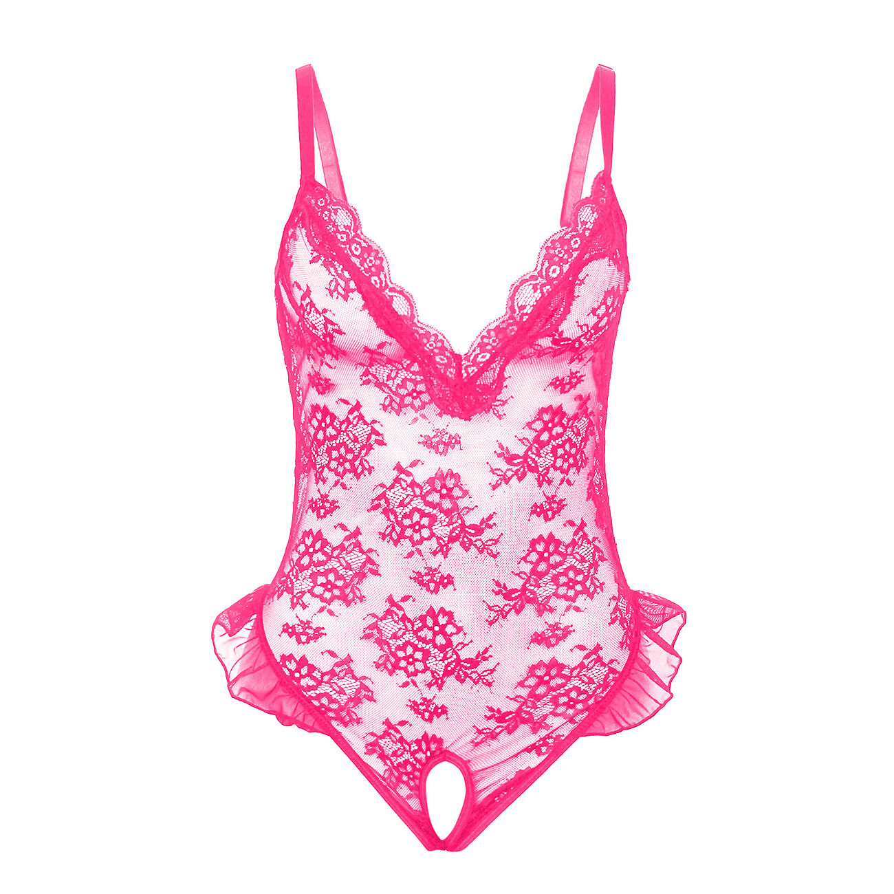 OhYeah - Naisten Sexy Body, avohaara, pinkki