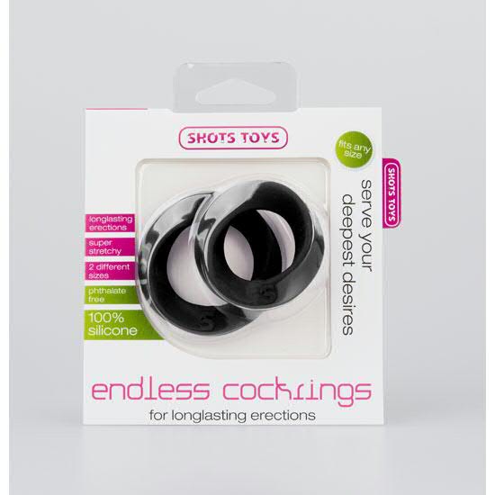 Shots Toys Endless Cockrings - Silikoniset penisrenkaat