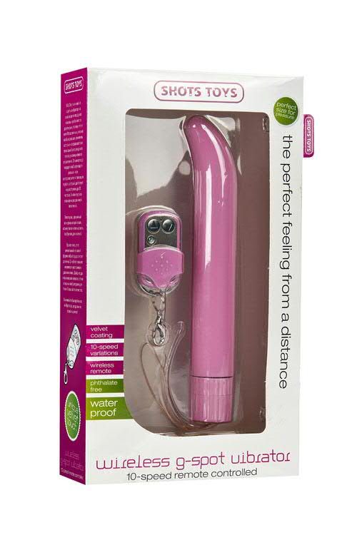 Wireless g-spot vibrator, Pink