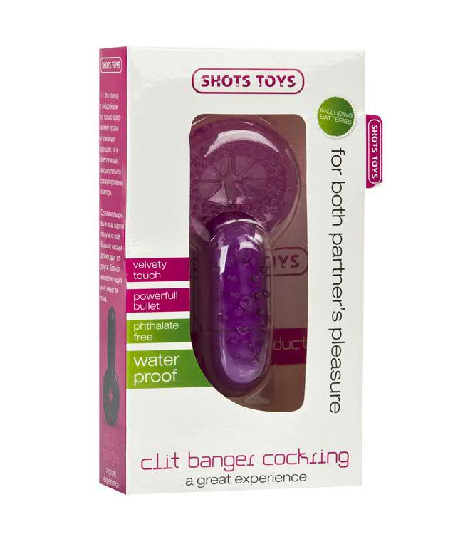 Clit Banger Cockring, Purple
