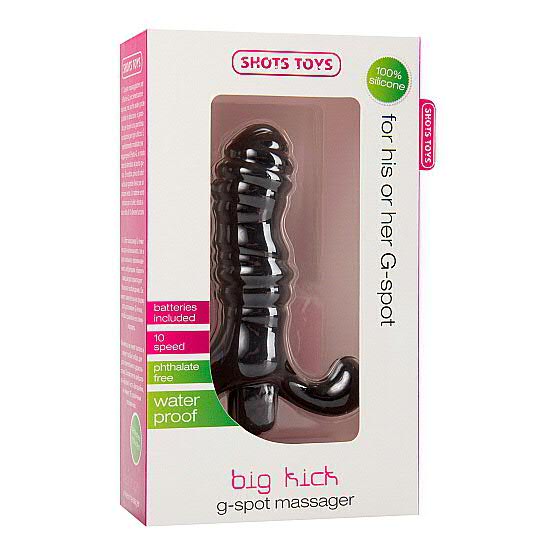 Big Kick - G-spot massager, black