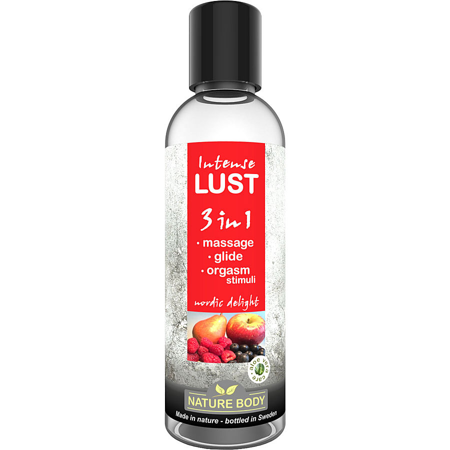 Nature Body Intense Lust 3 in 1 - Hierontaliukaste, 100 ml