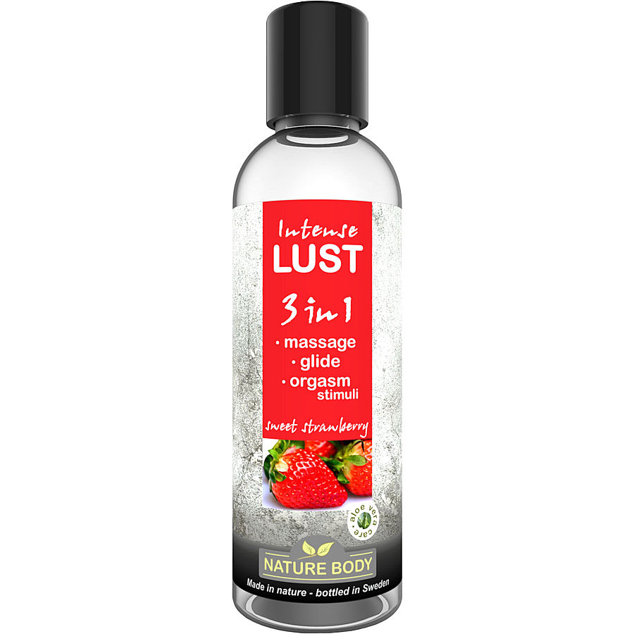 Nature Body Intense Lust 3 in 1 - Hierontaliukaste, 100 ml