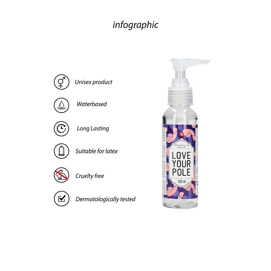 Love Your Pole, Masturbation liukuvoide, 100 ml