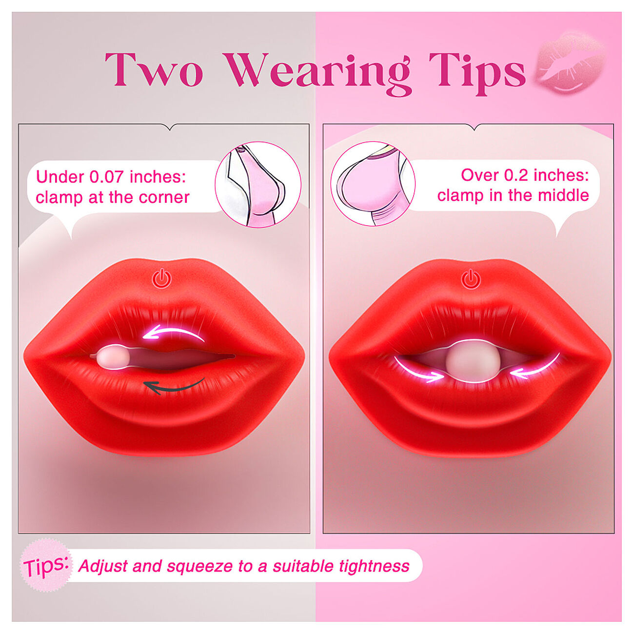 SOHIMI Lips - Nnnivibraattorit kauko-ohjaimella