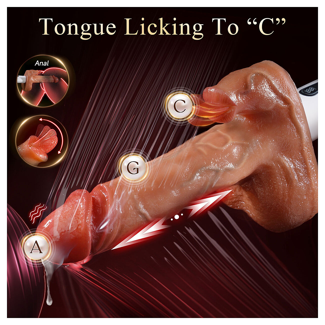 SOHIMI Lover II - Motorisoitu tekopenis seinkiinnikkeell