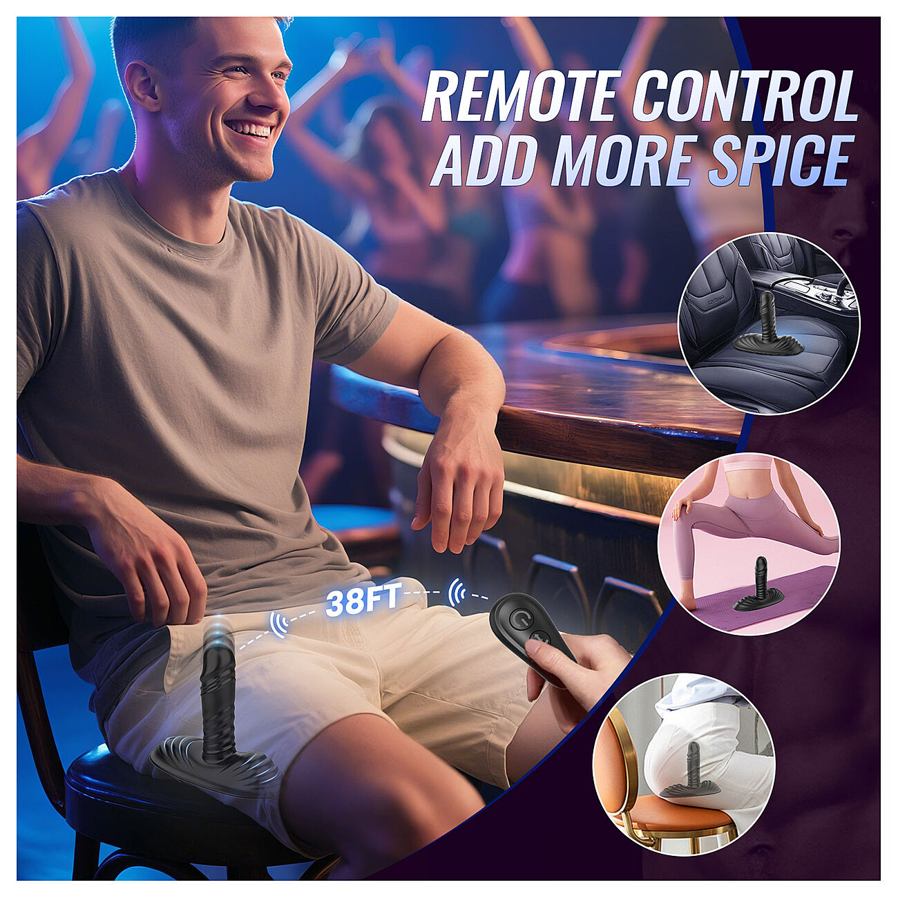 SOHIMI Taro 2 - V�risev� silikonialusta vibraattorilla