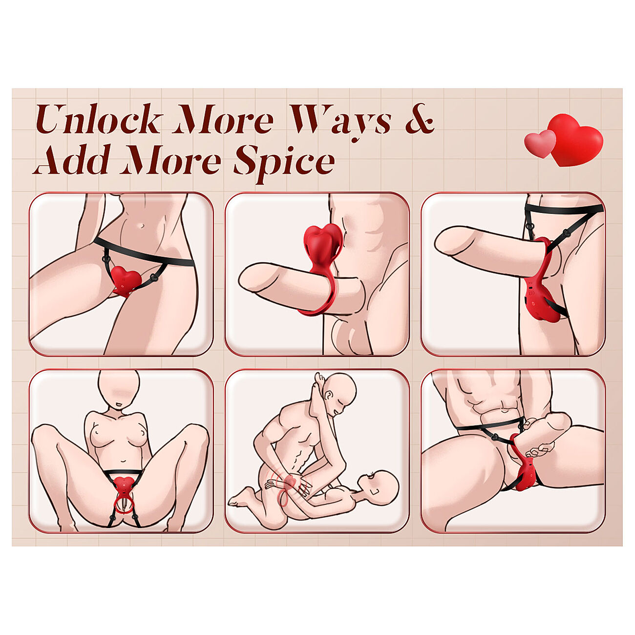 SOHIMI Sweetheart - Vrisev penisrengas valjailla