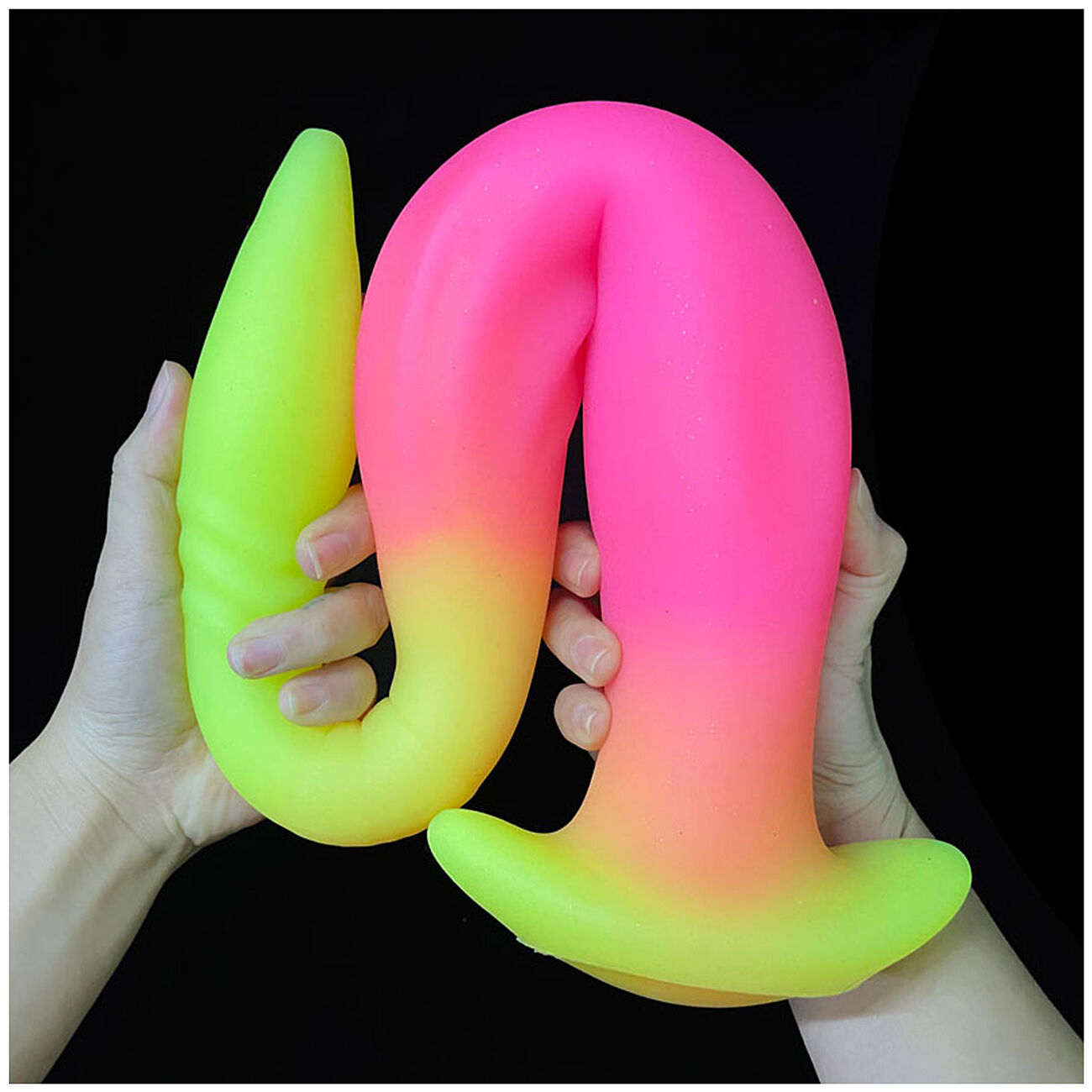 Alien Toys Colosseum - Fantasiadildo, pinkki-keltainen