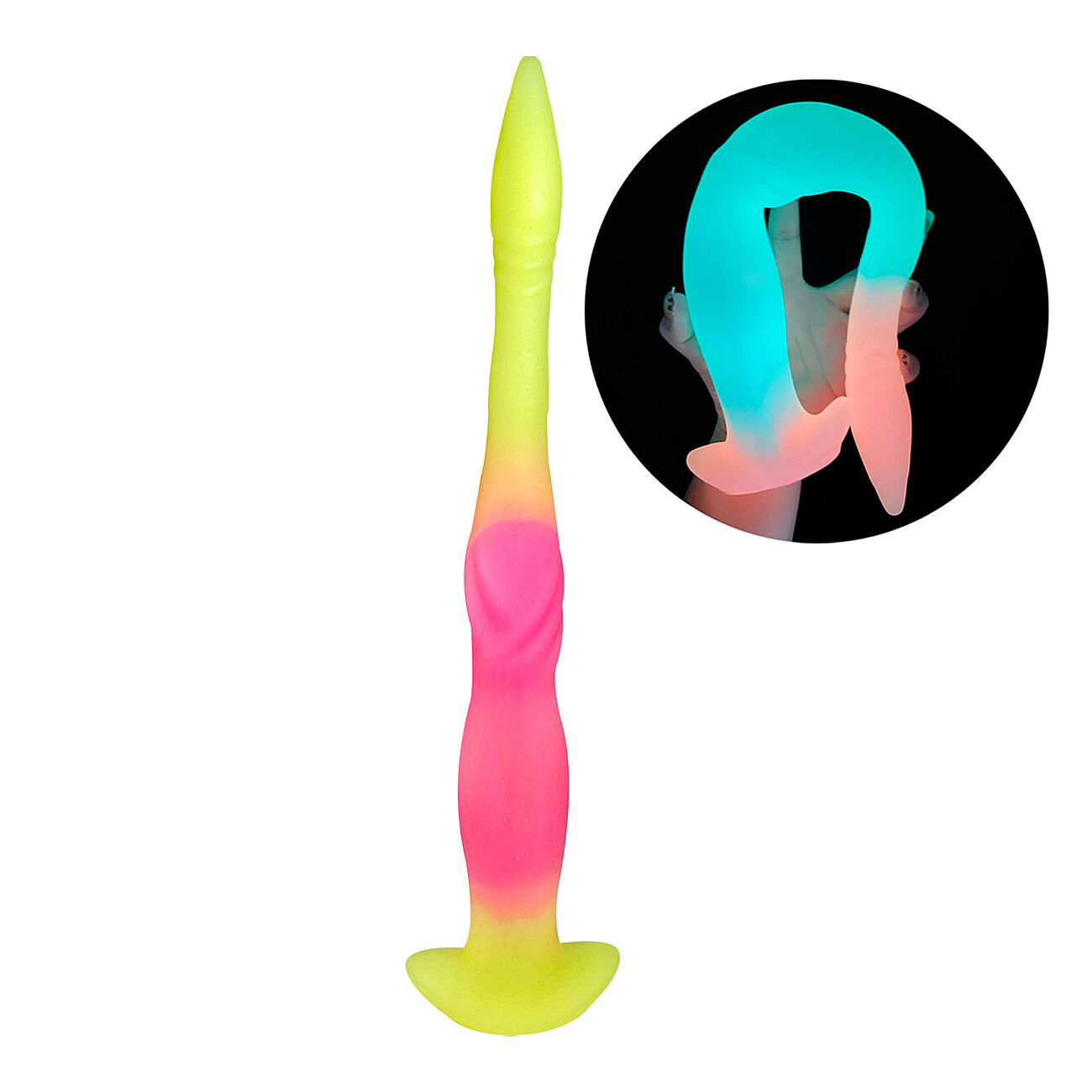 Alien Toys Colosseum - Fantasiadildo, pinkki-keltainen