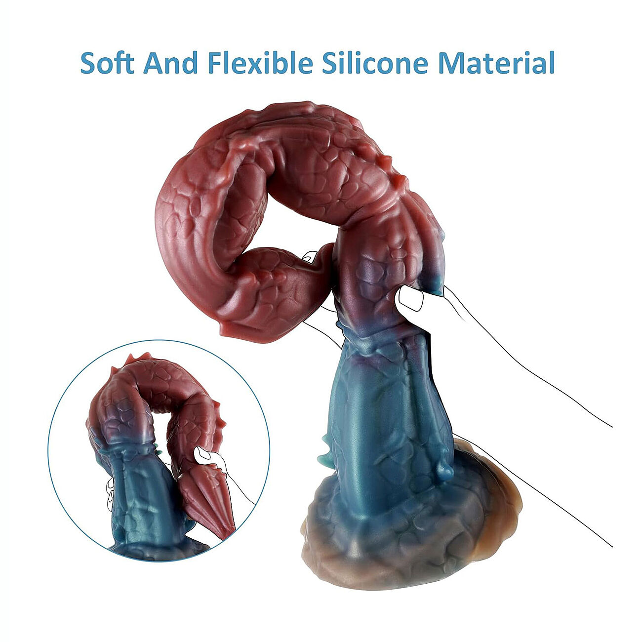 Alien Toys Magmaroon - Fantasiadildo imukupilla