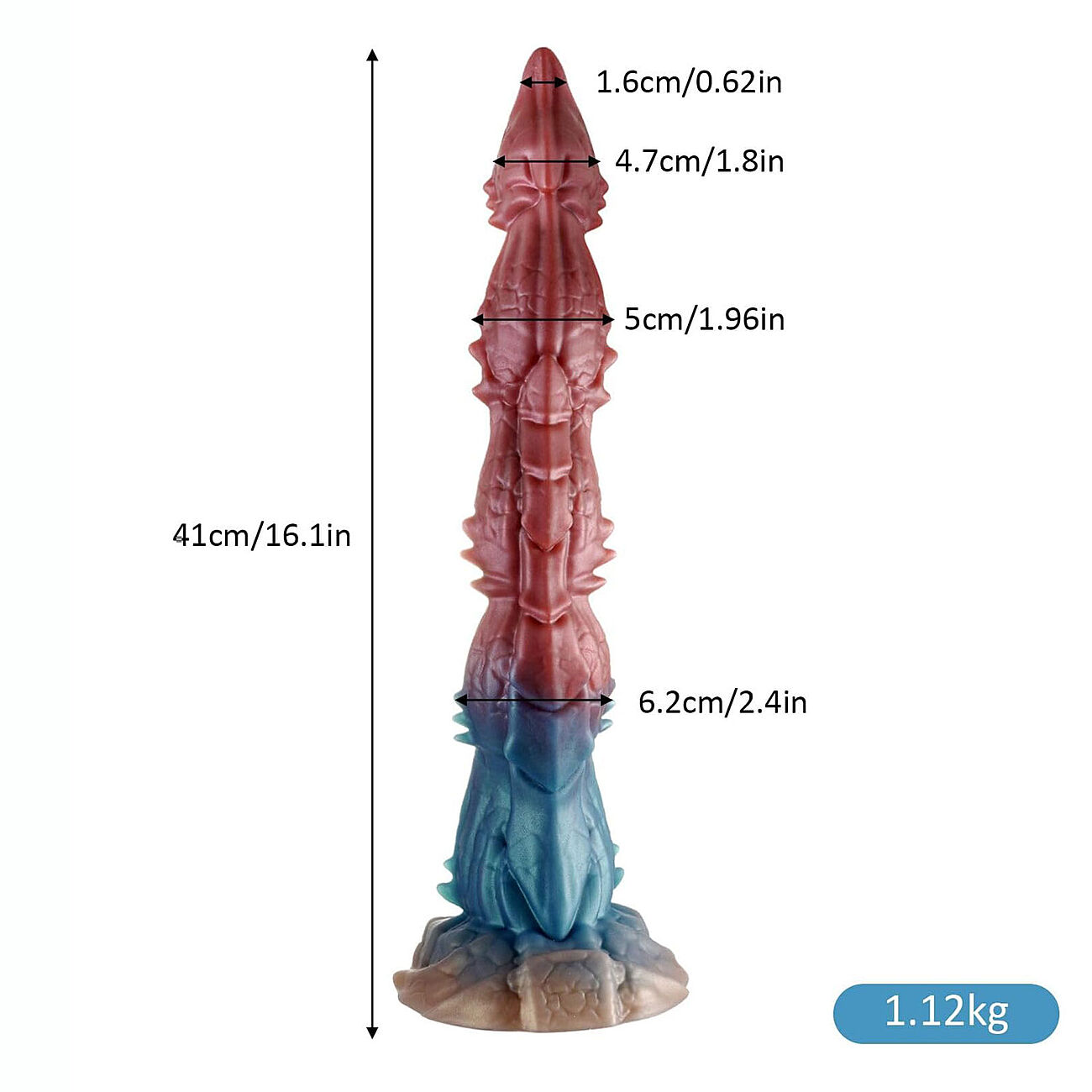 Alien Toys Magmaroon - Fantasiadildo imukupilla