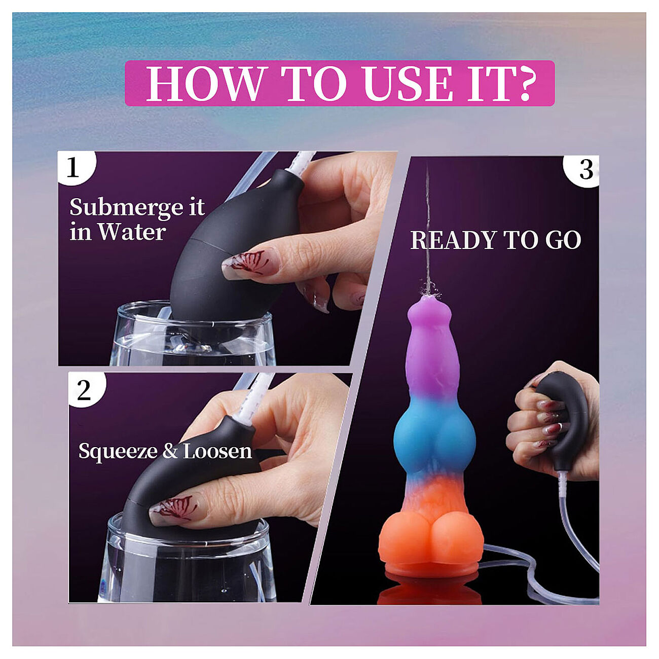 Alien Toys Squirt - Ejakuloiva vibraattori kauko-ohjaimella