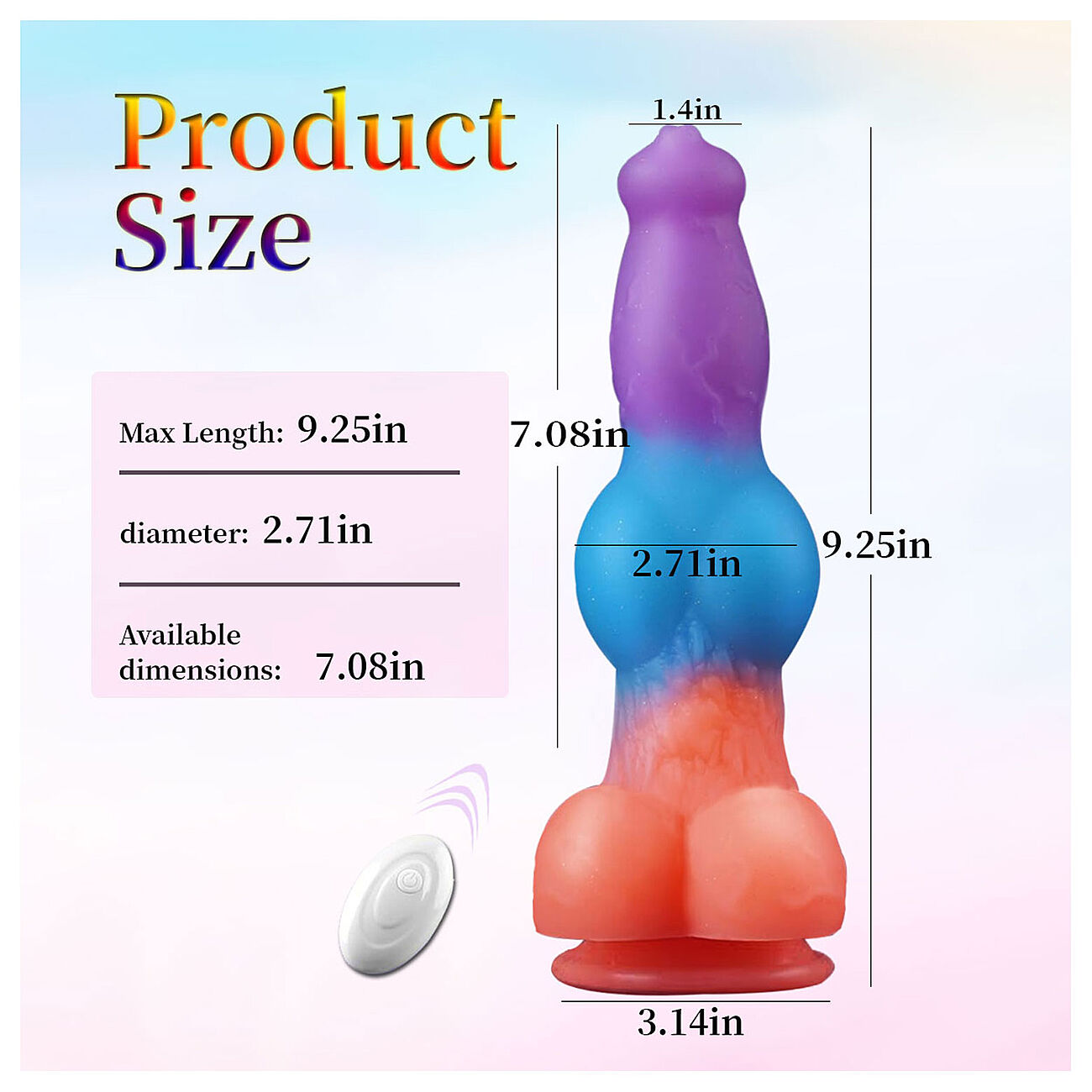 Alien Toys Squirt - Ejakuloiva vibraattori kauko-ohjaimella