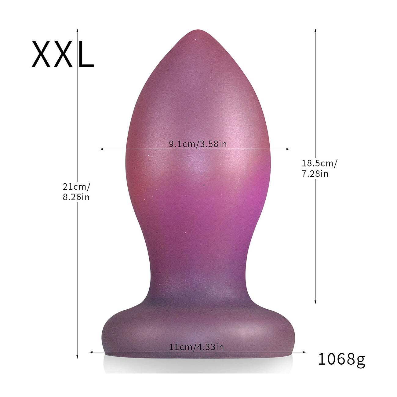 Alien Toys Tear Drop - Anaalitappi, XXL