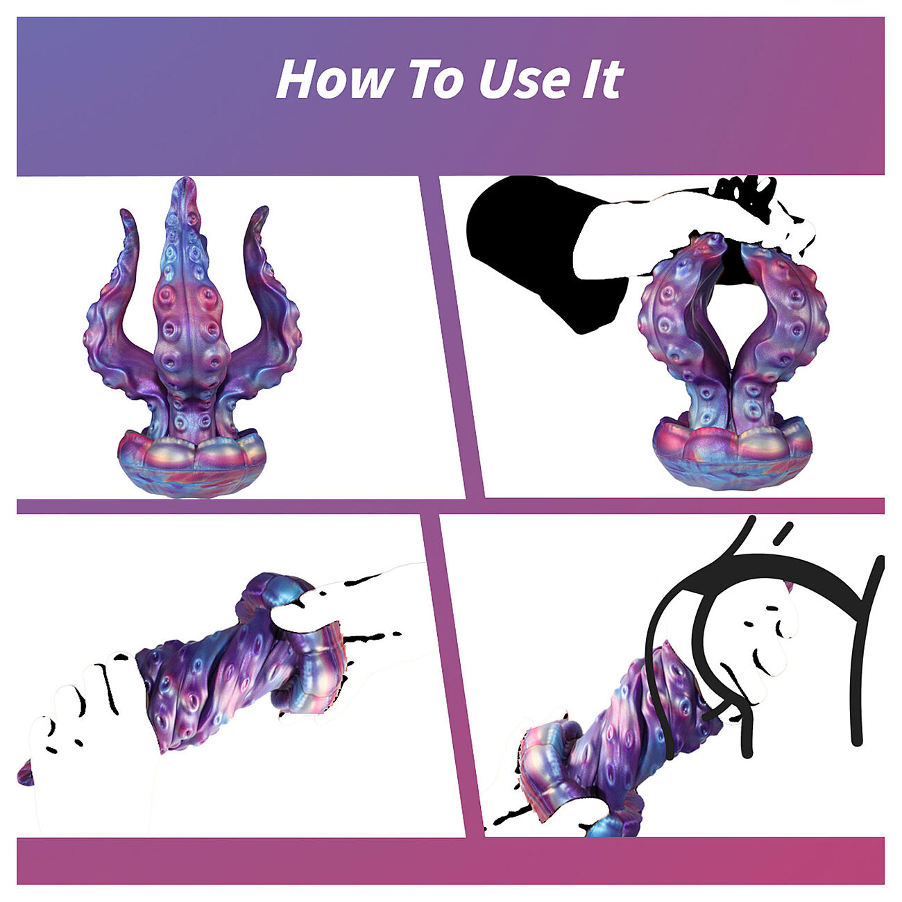 Alien Toys Tentacle - Meduusa anaalitappi, L