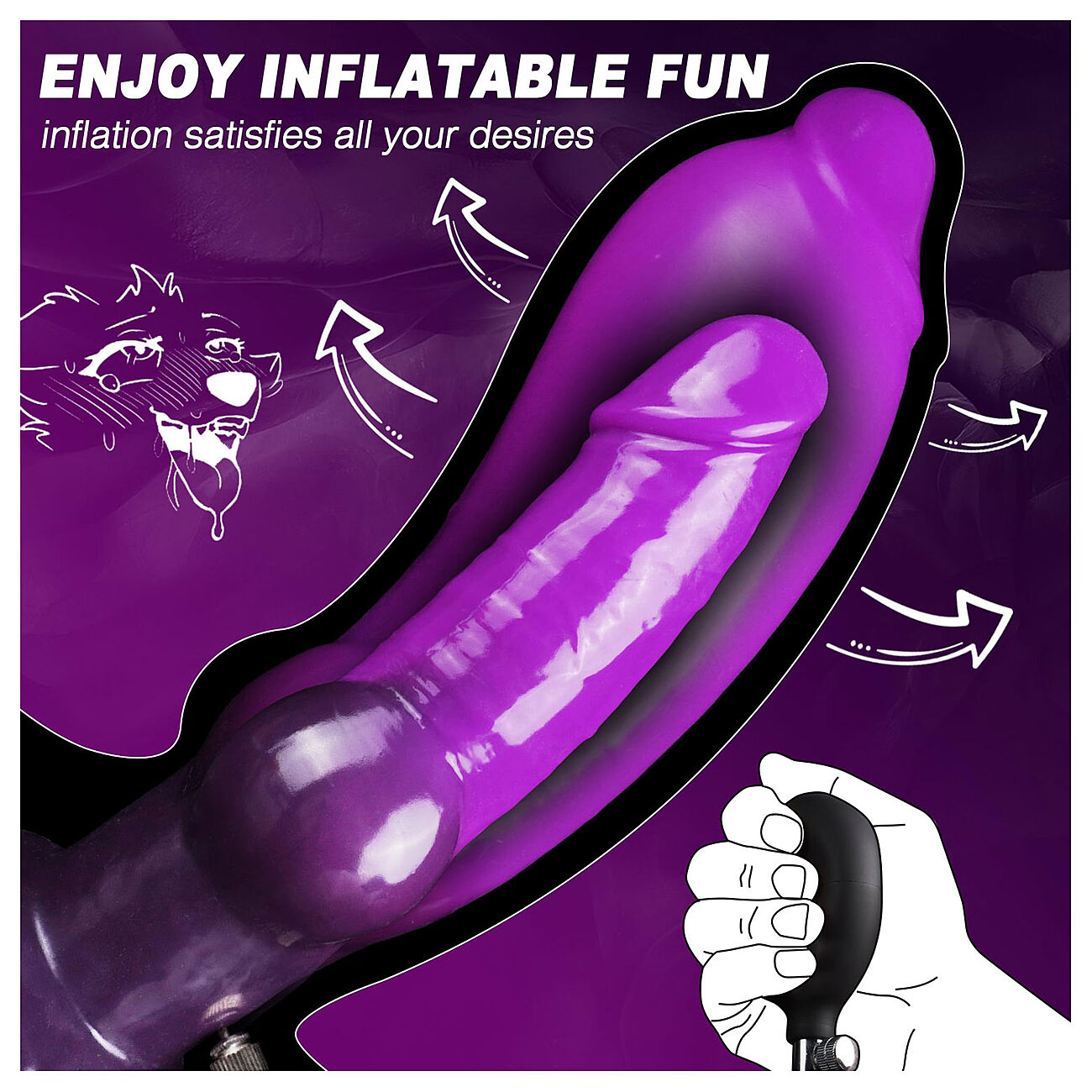 Alien Toys Pyrathos - Pumpattava dildo