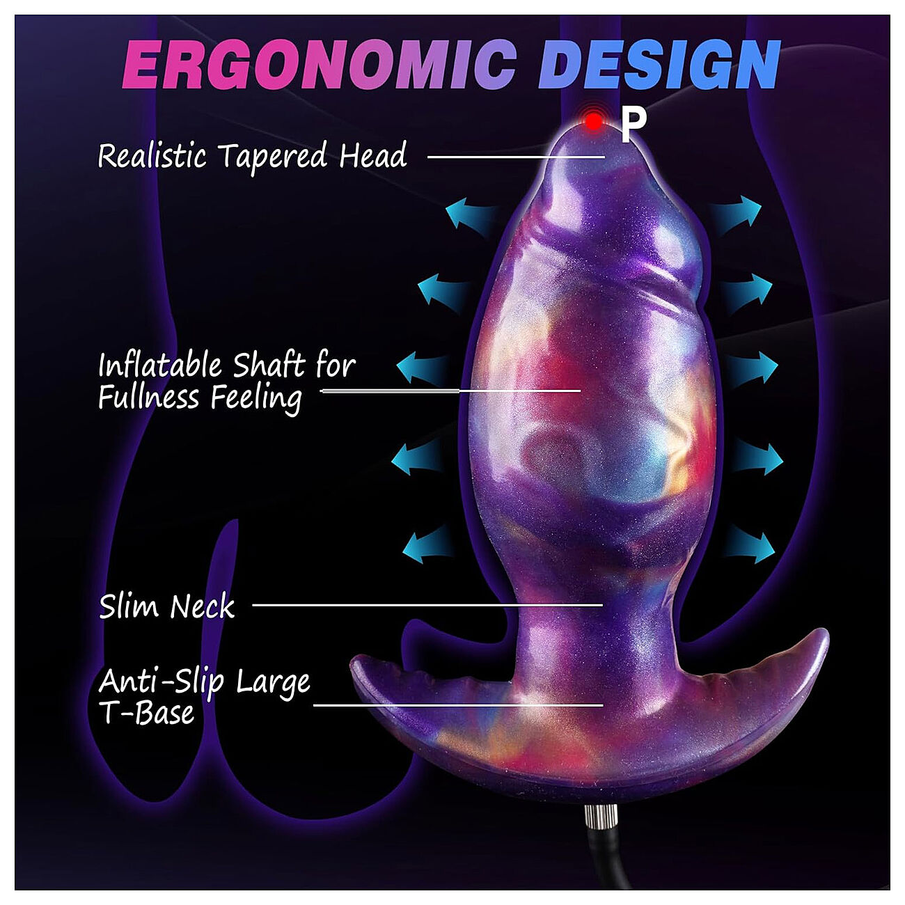 Alien Toys Nyxarion - Pumpattava anaalitappi