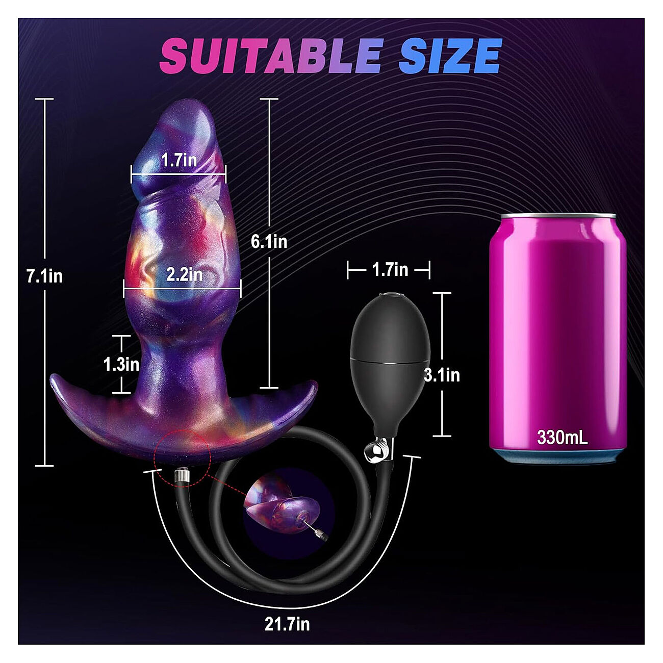 Alien Toys Nyxarion - Pumpattava anaalitappi