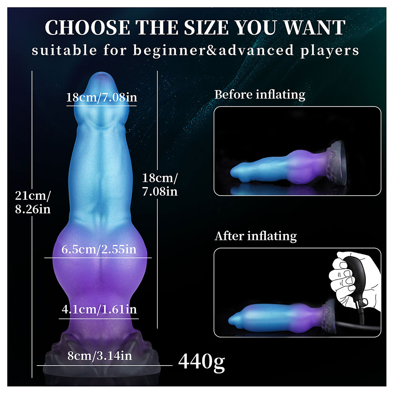 Alien Toys Serathul - Pumpattava anaalitappi