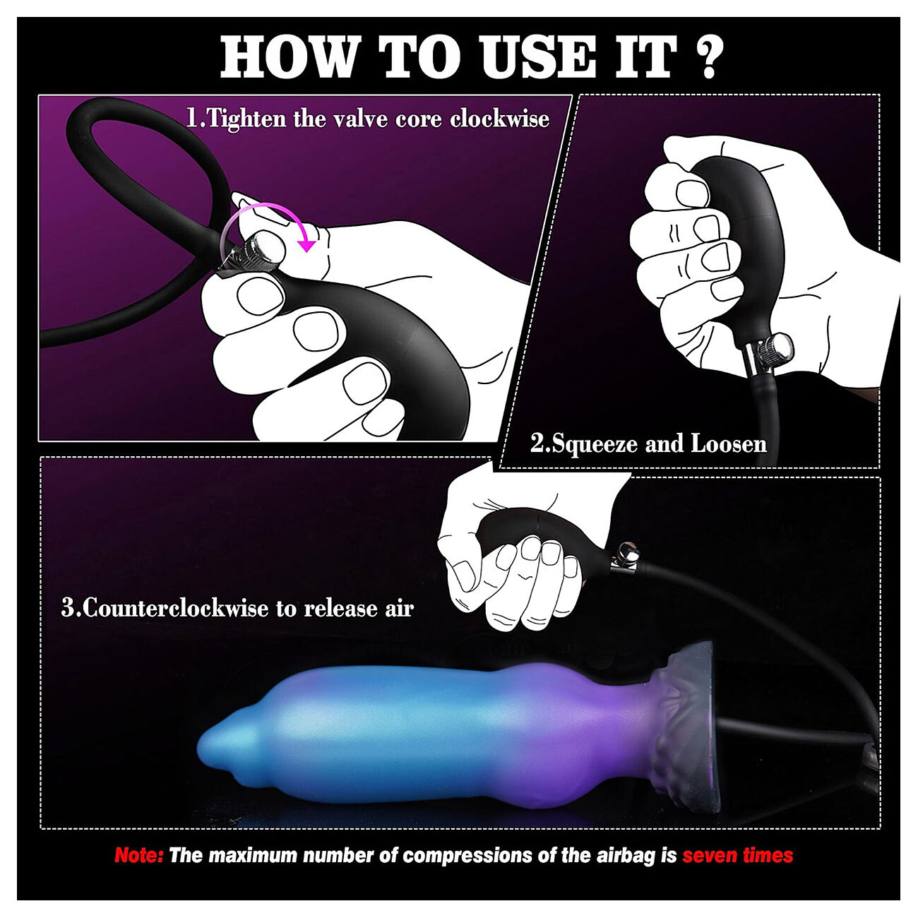 Alien Toys Serathul - Pumpattava anaalitappi