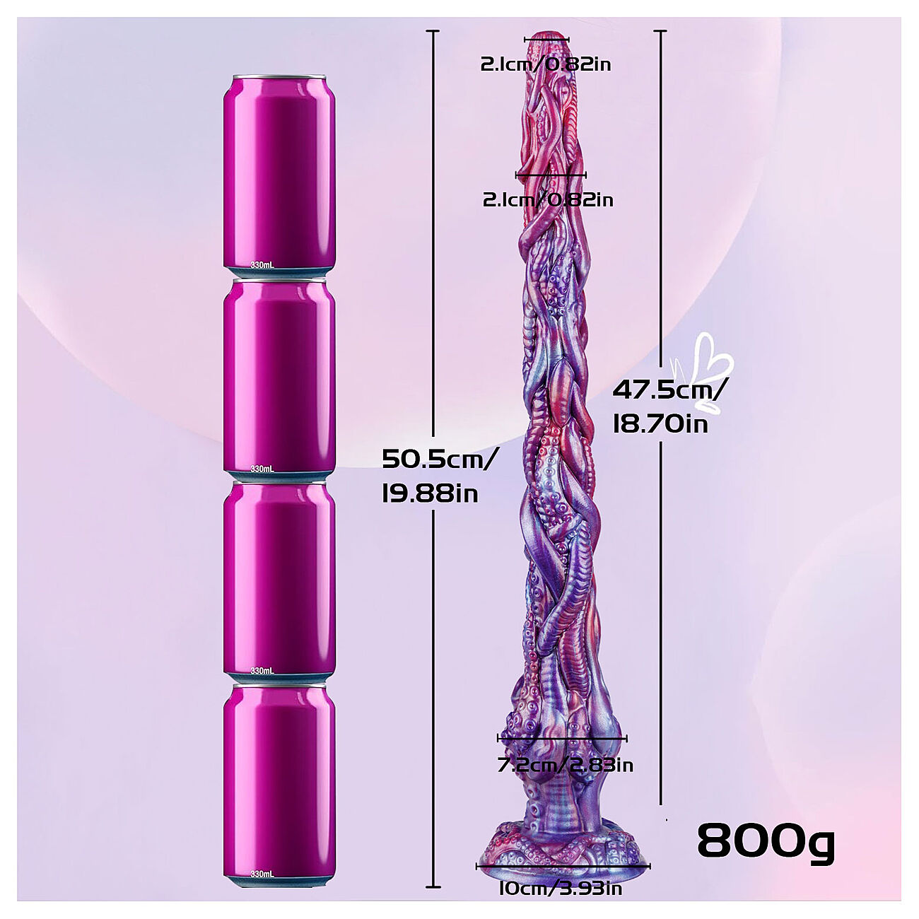 Alien Toys Endoscopy - Fantasiadildo kameralla