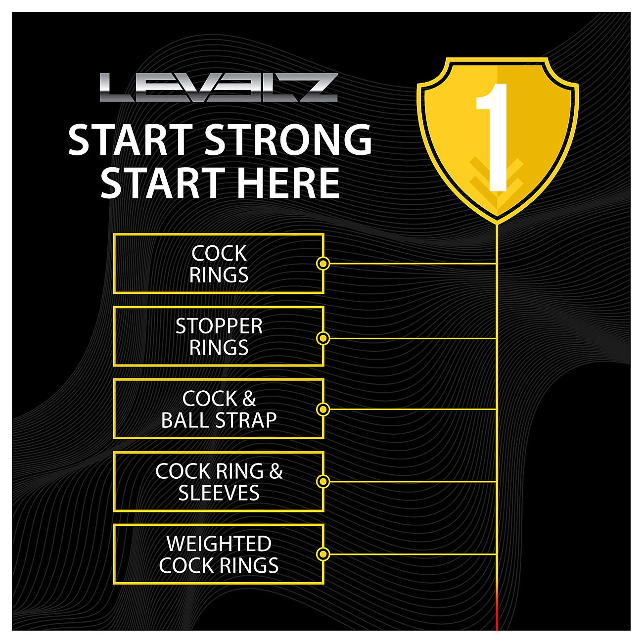 LEVELZ Multi-color - Penisrengassetti