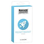Secura - Pocket Rocket Kondomi, 12 kpl