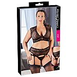 Cottelli Collection Samantha - Sukkanauhaliiviasu, Plus Size