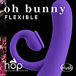 Oh Bunny - Rabbit-vibraattori imev�ll� klitoriskiihottimella