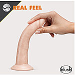 Blush Dr. Skin Glide - Itseliukastuva tekopenis, 7,5