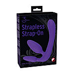 Strapless Strap-On Triple Teaser - Dildo