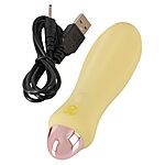 Cuties Mini Vibrator, Yellow