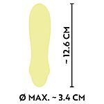 Cuties Mini Vibrator, Yellow
