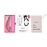 Womanizer Premium 2 - Imev� klitoriskiihotin, punainen
