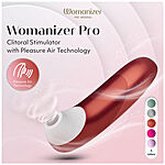 Womanizer PRO - Imev� klitoriskiihotin, punainen