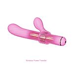 Otouch Magic Stick - Vibraattori vaihdettavilla klitoriskiihottimilla, pinkki