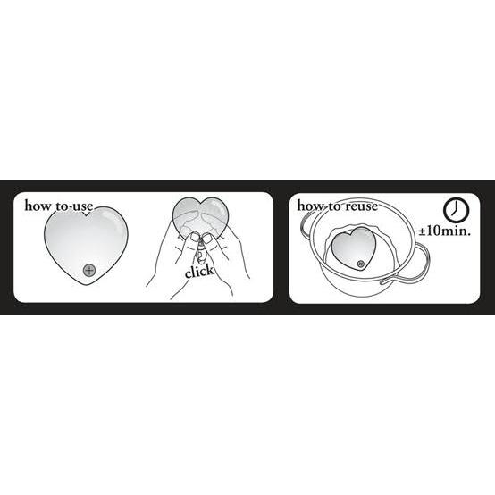 Touche - Hot Heart Massager, Purple