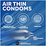 EXS Air Thin - Kondomi, 48 kpl